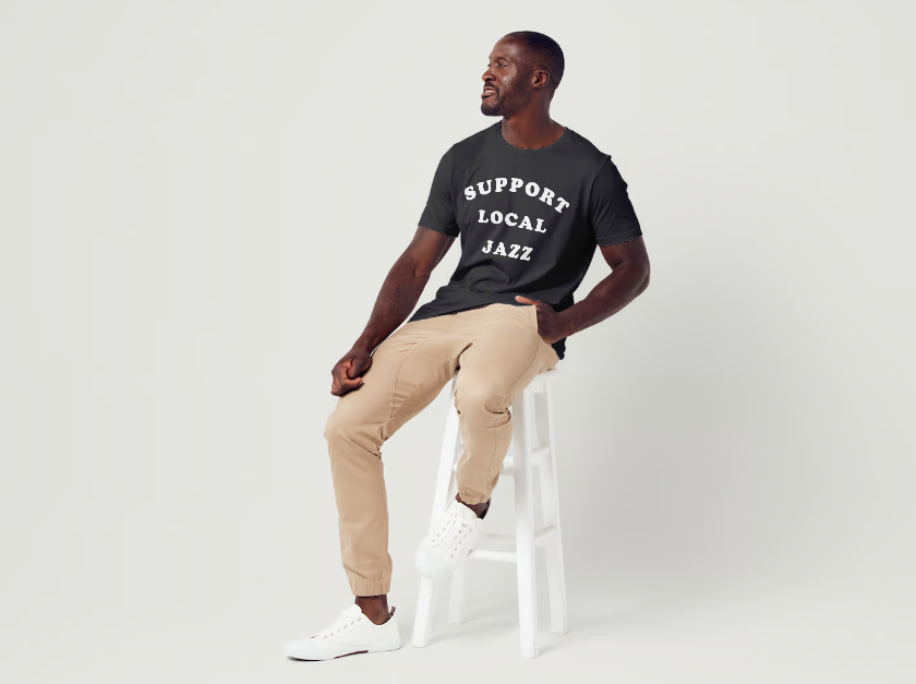 Support Local Jazz T-Shirt - Black