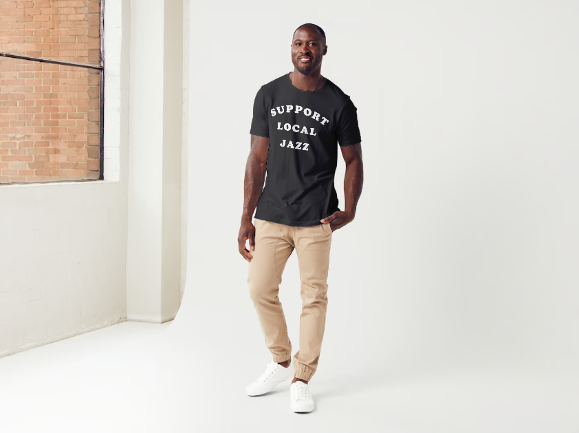 Support Local Jazz T-Shirt - Black