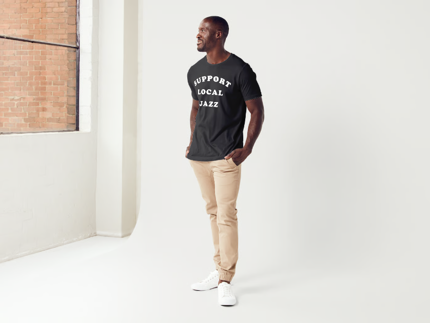 Support Local Jazz T-Shirt - Black
